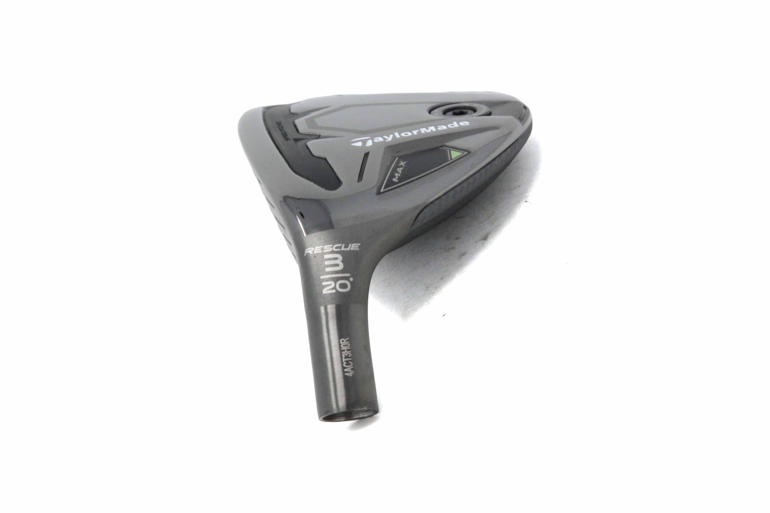 Used TaylorMade Qi35 MAX Rescue 3H - HEAD ONLY - Left-Handed - 20 Degrees