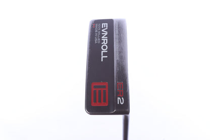 Used Evnroll ER2 Black MidBlade Putter - Right-Handed - 34 in - Blade-Next Round