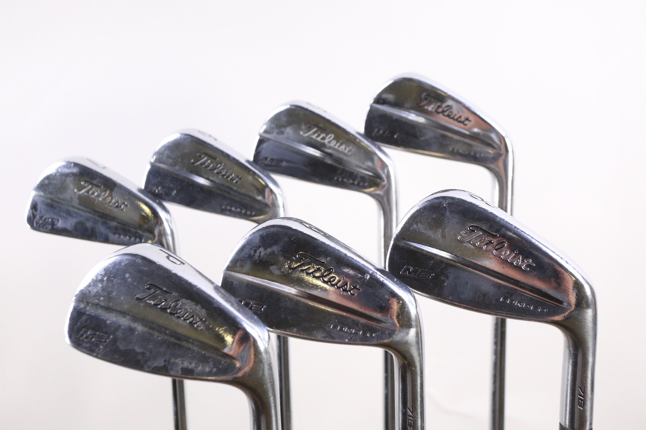 Used Titleist 718 MB Iron Set - Right-Handed - 4-PW - Stiff Flex