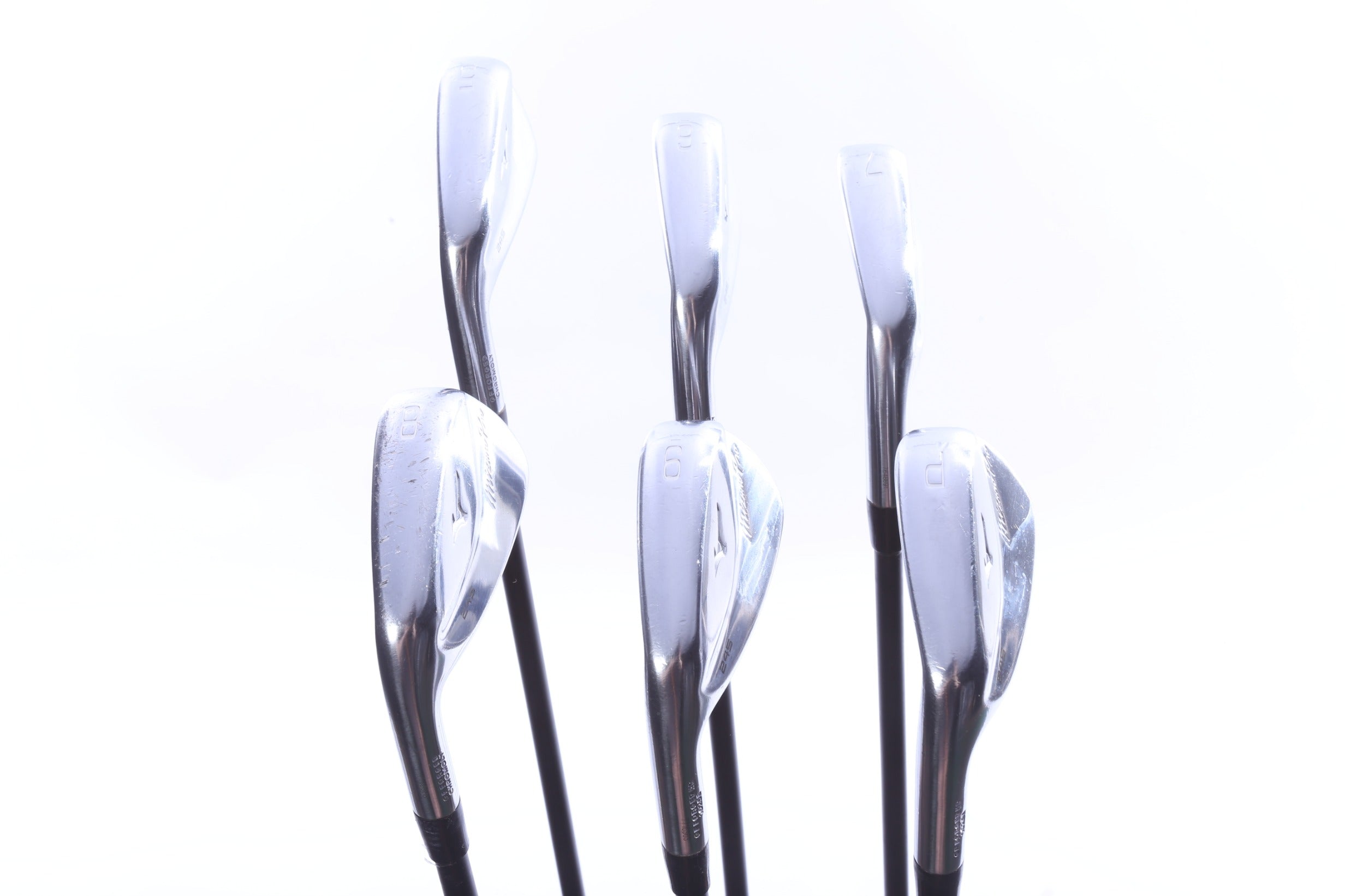 Used Mizuno Pro 245 Iron Set - Left-Handed - 5-PW - Variable Flex-Next Round