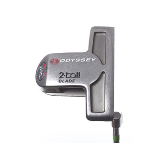 Used Odyssey White Ice 2-Ball Blade Lined Putter - Right-Handed - 35 in - Mallet-Next Round