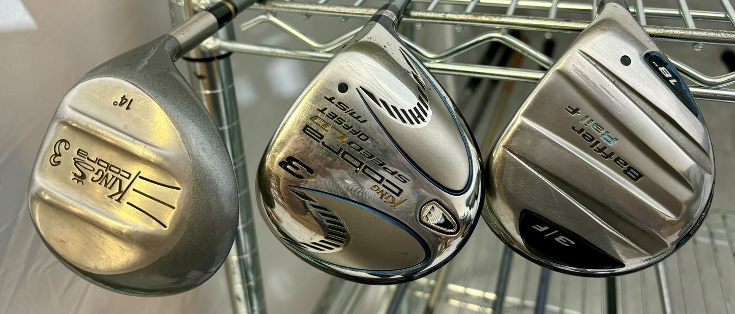 Wholesale Lot of 40 Golf Clubs - Cobra Fairway Woods - Right/Left Handed-Next Round
