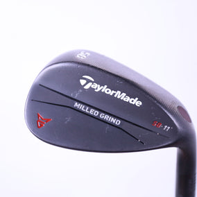 Used TaylorMade Milled Grind Black Lob Wedge - Right-Handed - 58 Degrees - Stiff Flex-Next Round