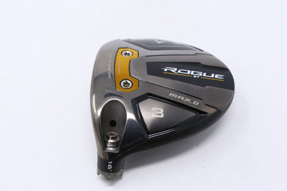 Used Callaway Rogue ST Max Draw 3-Wood - HEAD ONLY - Left-Handed - 16 Degrees-Next Round