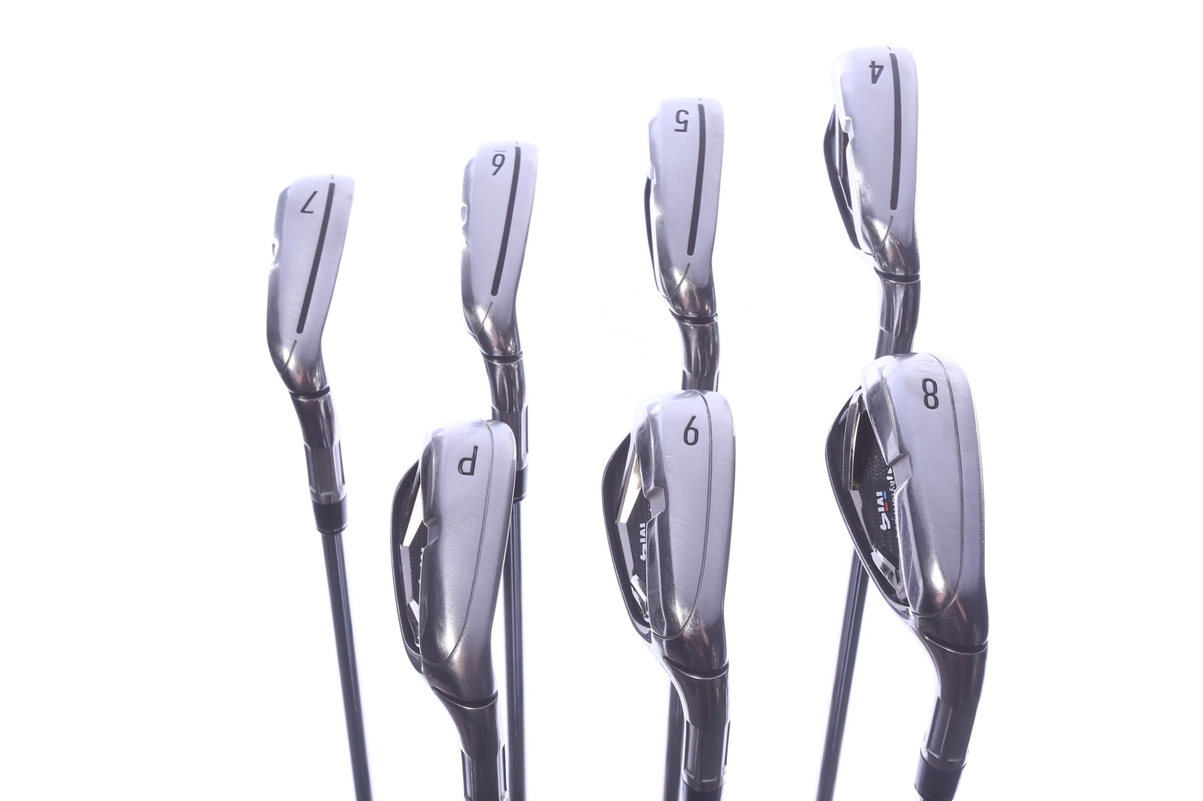 Used TaylorMade M4 2021 Iron Set - Right-Handed - 4-PW - Stiff Flex