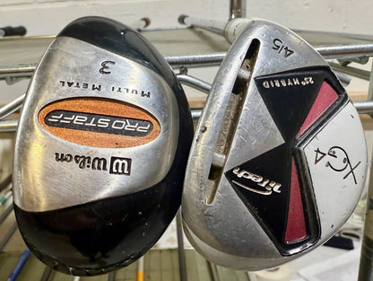 Wholesale Lot of 40 Golf Clubs - Assorted Hybrids-Next Round
