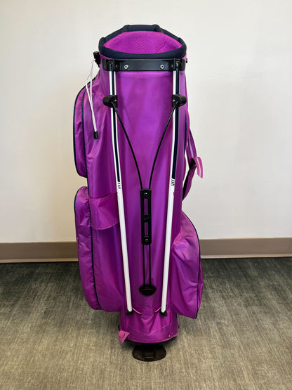 Nike Golf Extreme Sport Carry Bag Purple/White with Strap and Rain Cover-Next Round
