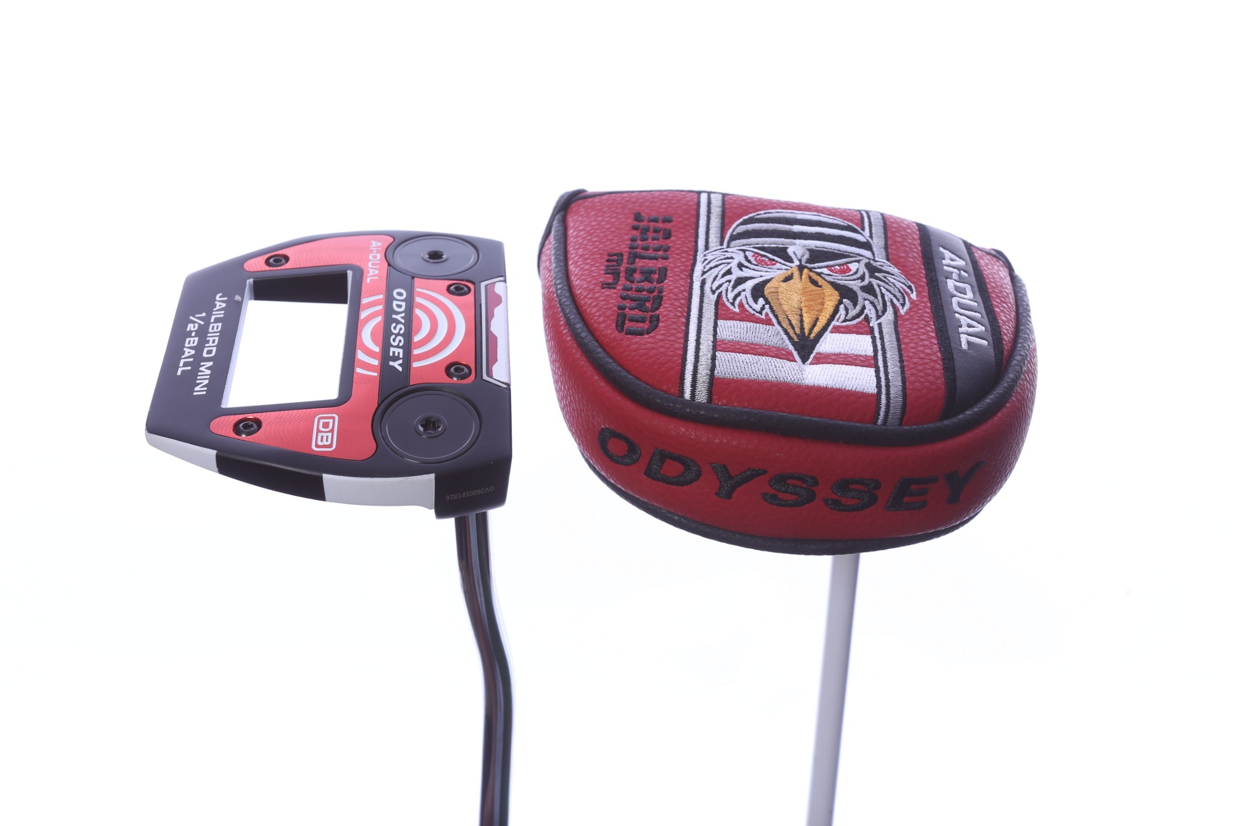 Used Odyssey Ai-DUAL Jailbird Mini 1/2 Ball Putter - Right-Handed - 35.5 in - Mallet