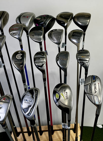 Wholesale Lot of 24 Drivers, Fairway Woods, and Hybrids. Assorted Brands.-Next Round
