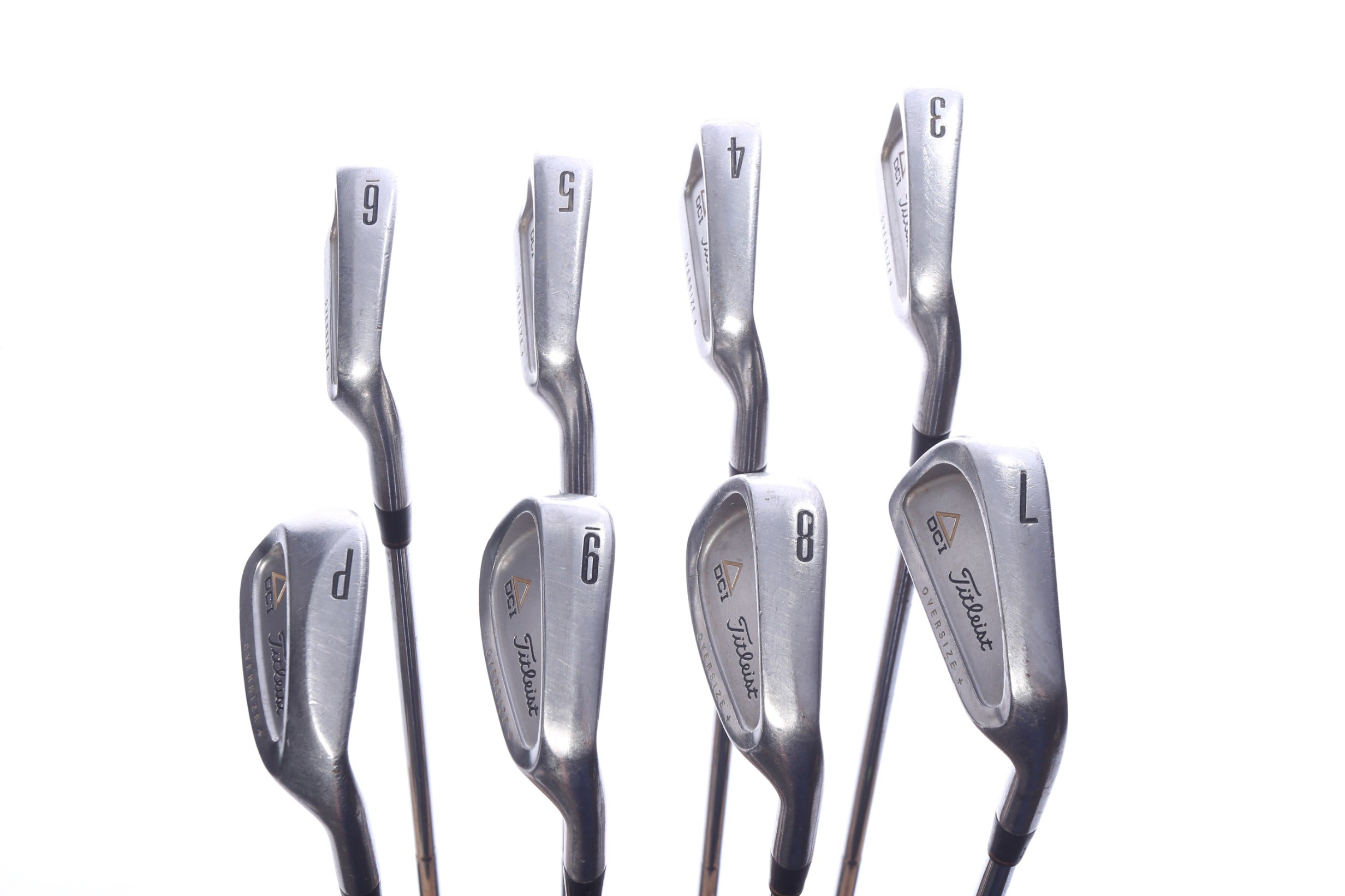Used Titleist DCI Gold Oversize + Iron Set - Right-Handed - 3-PW - Stiff Flex-Next Round