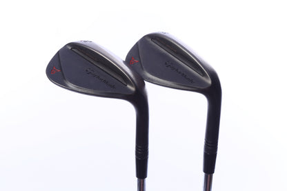 Used TaylorMade Milled Grind 2 Black Wedge Set - Right-Handed - 52*, 56* - Stiff Flex