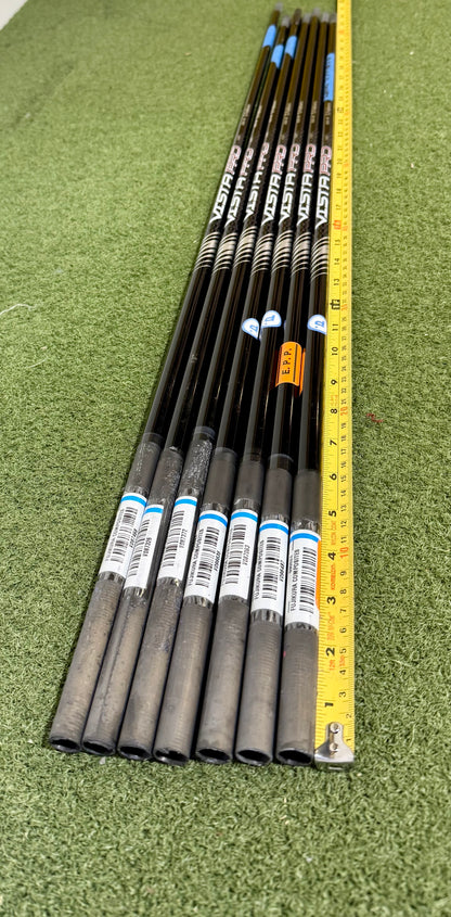 Wholesale Lot of 7 Golf Shafts - Fujikura Vista Pro - Regular Flex-Next Round