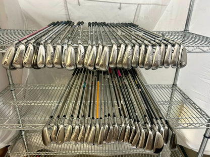 Wholesale Lot of 50 Golf Clubs - Right and Left-Handed Adams Assorted Irons-Next Round