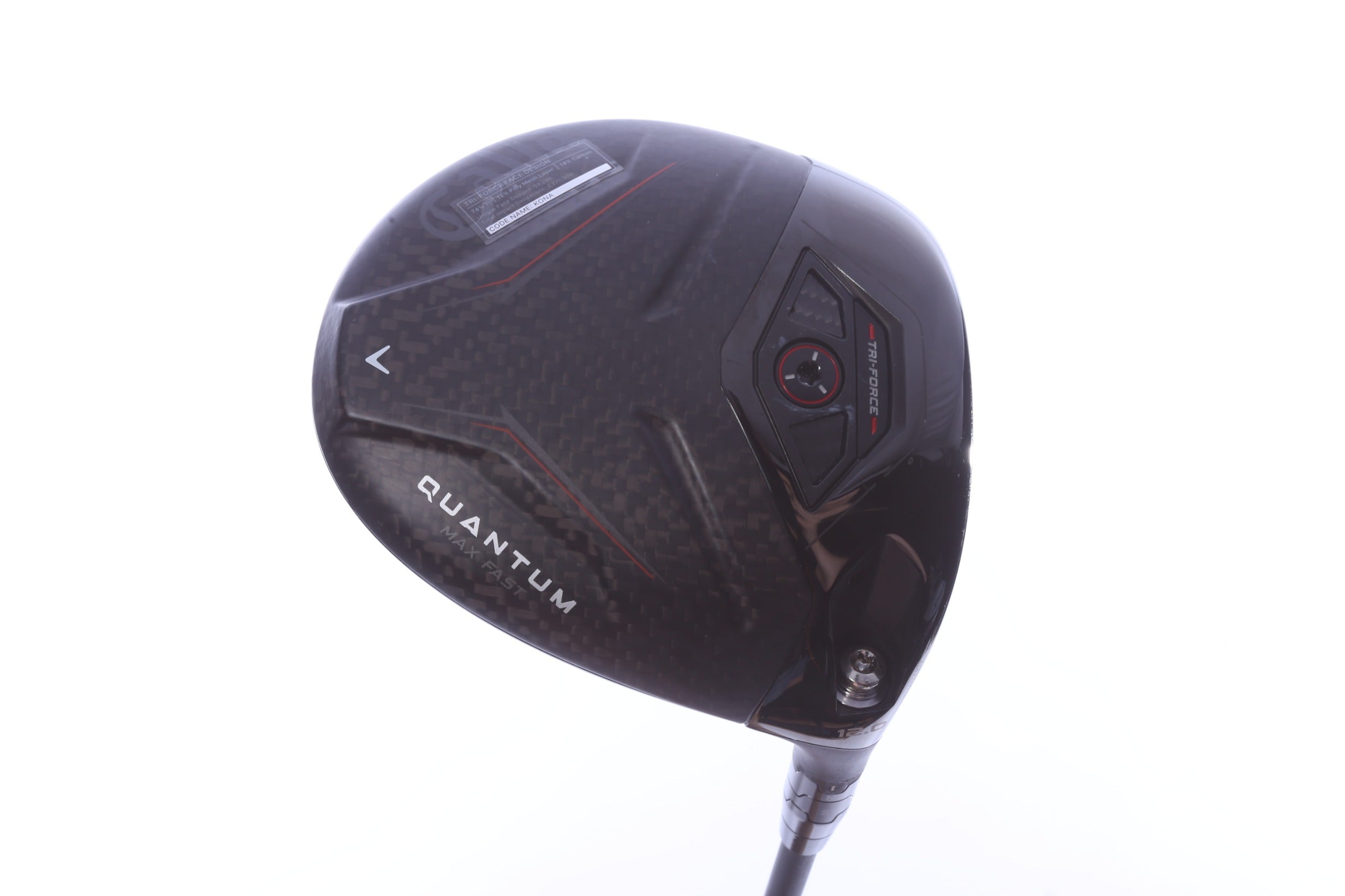 Used Callaway Quantum MAX Driver - 12 Degrees - Seniors Flex Mitsubishi Vanquish 4 - Right-Handed-Next Round