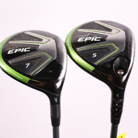 Used Callaway Great Big Bertha Epic Wood Set - Right-Handed - 5W, 7W - Regular Flex