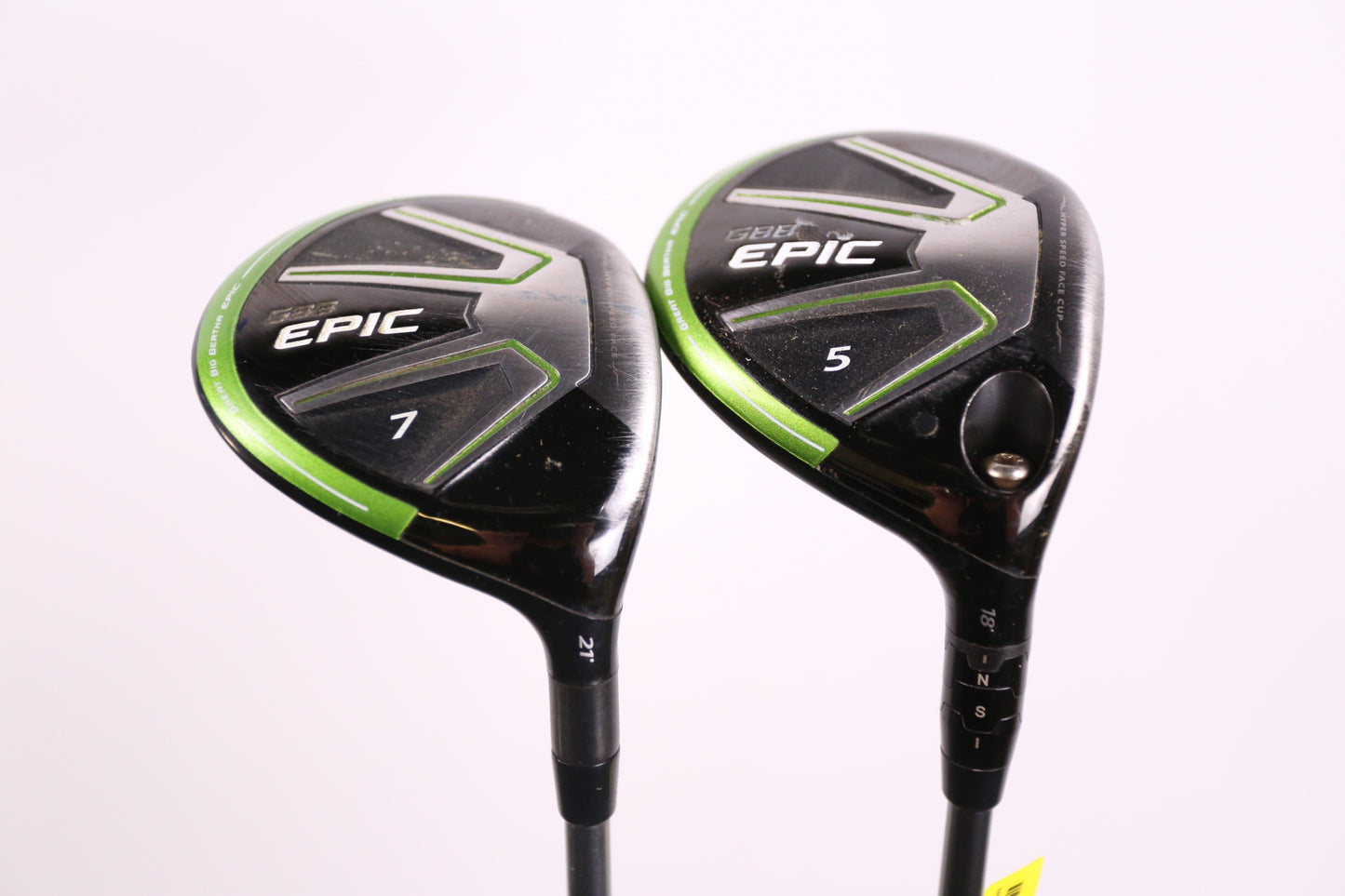 Used Callaway Great Big Bertha Epic Wood Set - Right-Handed - 5W, 7W - Regular Flex