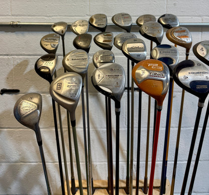 Wholesale Lot of 40 Golf Clubs - Assorted Fairway Woods - RH/LH - Mixed Flexes-Next Round
