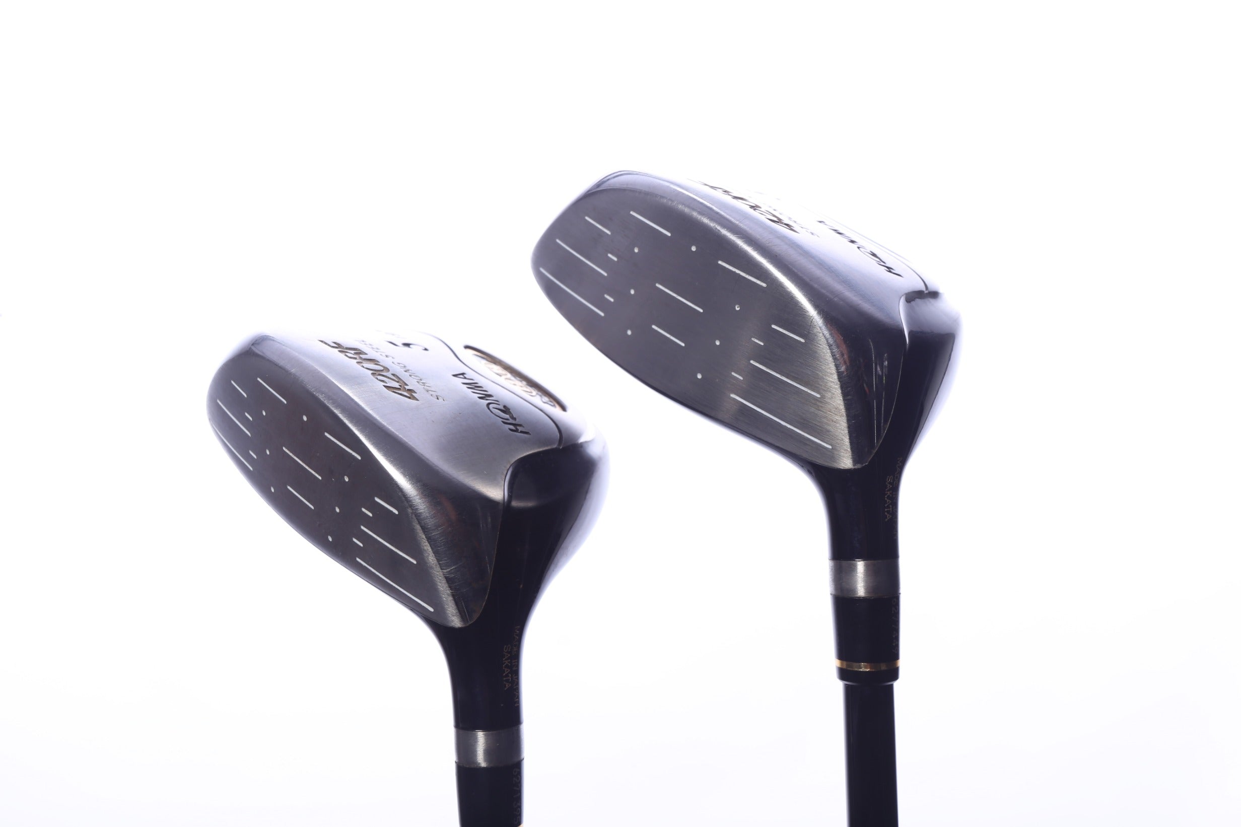 Used Honma Twin Marks 420RF Titanium Gold Crown Wood Set - Left-Handed - 3W, 5W - Regular Flex-Next Round
