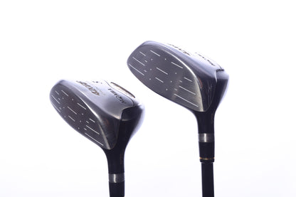 Used Honma Twin Marks 420RF Titanium Gold Crown Wood Set - Left-Handed - 3W, 5W - Regular Flex-Next Round