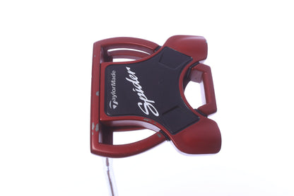 Used TaylorMade Spider Red Double Bend Putter - Left-Handed - 35 in - Mallet