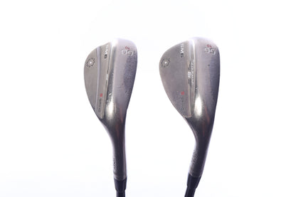 Used Titleist Vokey SM6 Steel Gray Wedge Set - Right-Handed - 56*, 60* - Seniors Flex