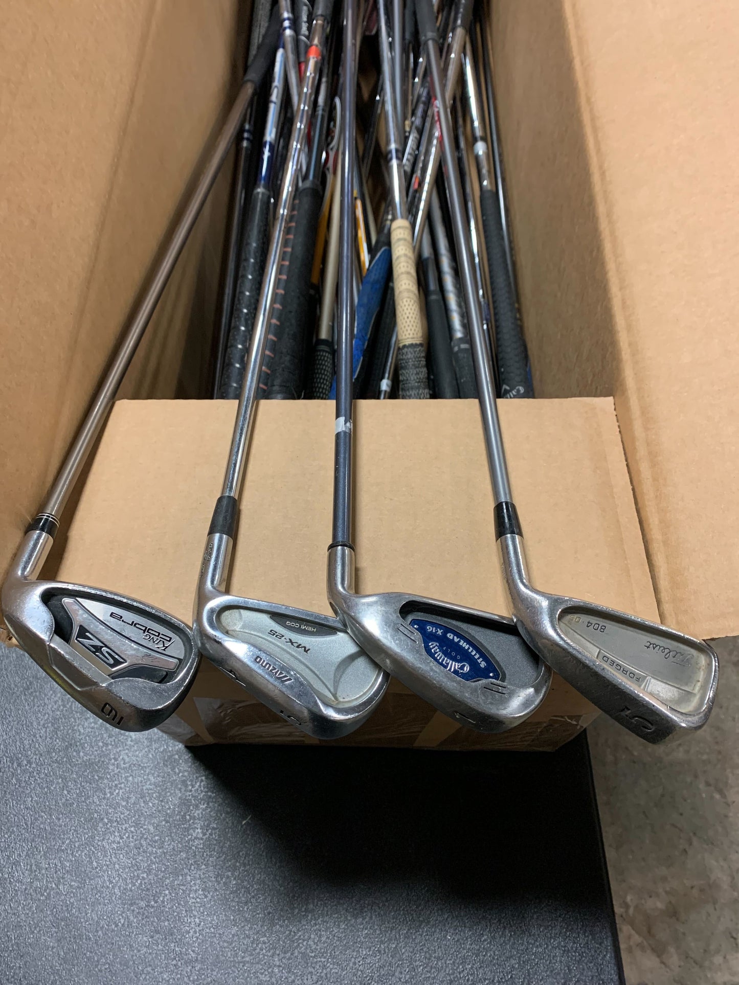 Wholesale Lot of 50 Mizuno, Callaway, Cobra Single Irons-Next Round