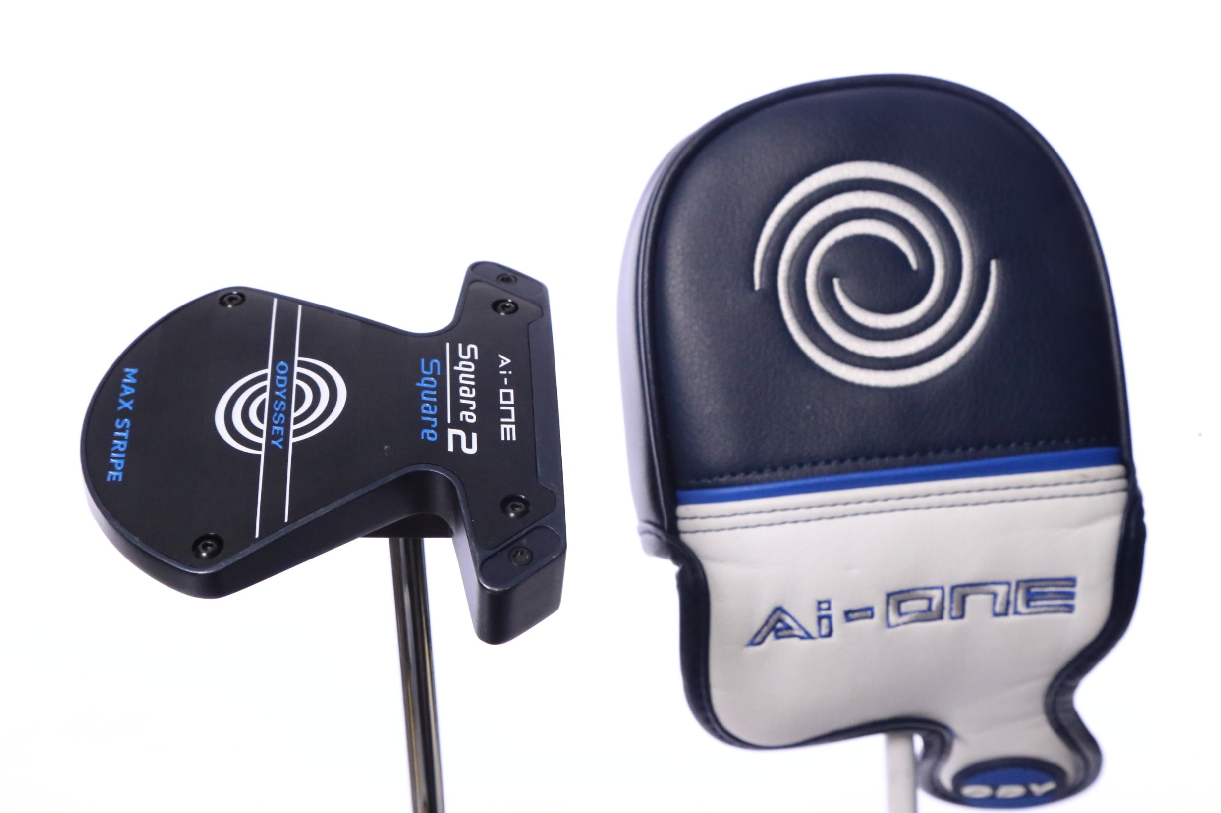 Used Odyssey Ai-ONE Square 2 Square Max Stripe Putter - Right-Handed - 34 in - Mallet-Next Round