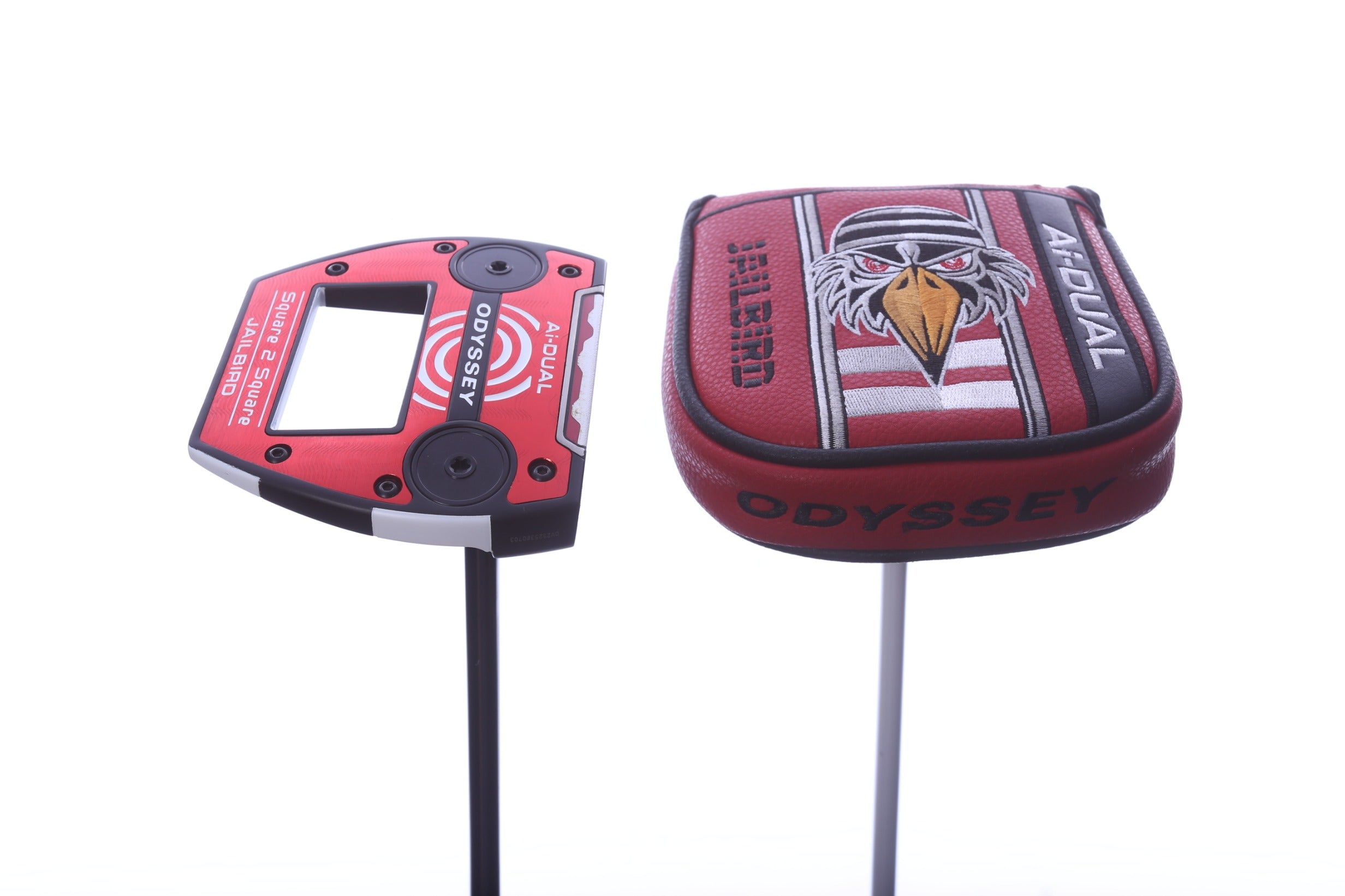 Used Odyssey Ai-DUAL Square 2 Square Jailbird Putter - Right-Handed - 35 in - Mallet