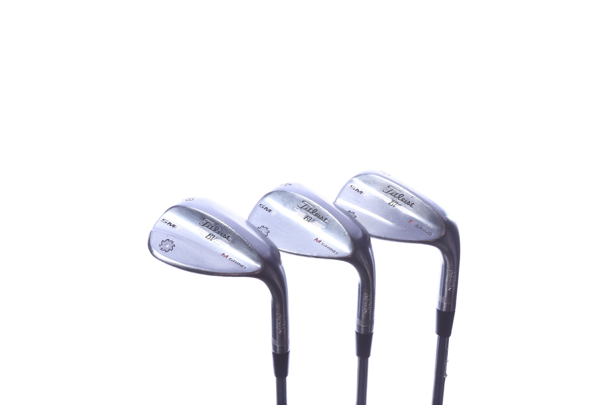 Used Titleist Vokey SM6 Tour Chrome Wedge Set - Right-Handed - 50*, 54*, 58* - Wedge Flex
