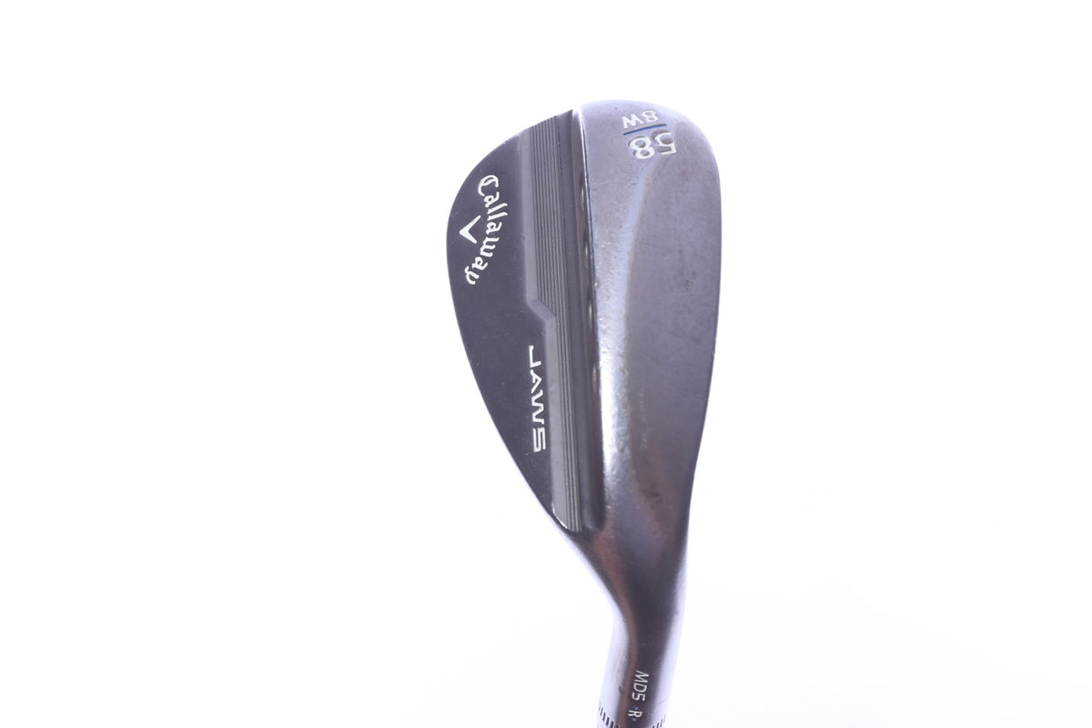 Used Callaway Jaws MD5 Tour Grey Lob Wedge - Right-Handed - 58 Degrees - Stiff Flex