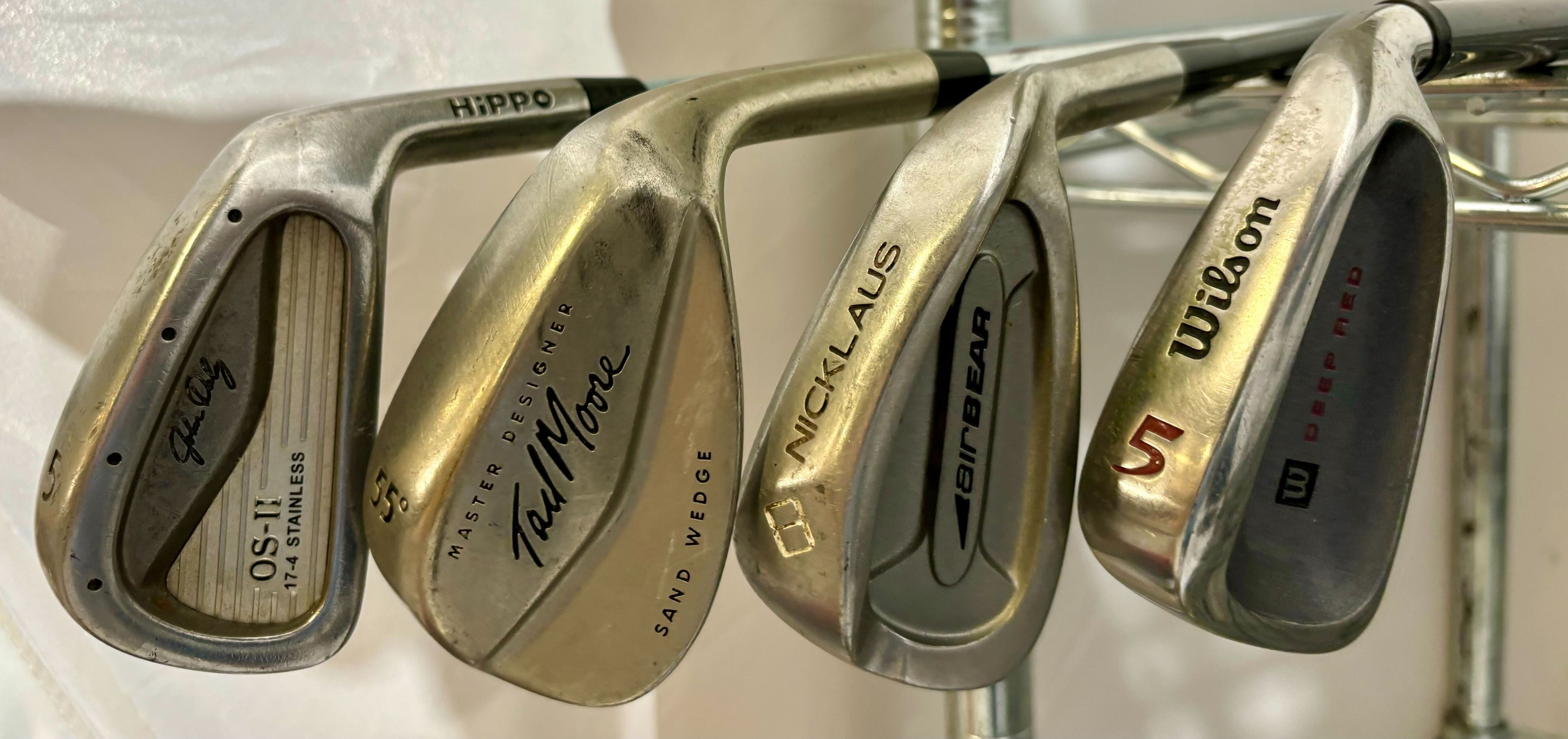 Wholesale Lot of 50 Golf Clubs - Assorted Irons and Wedges-Next Round