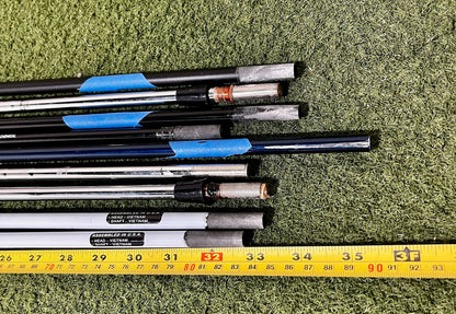 Wholesale Lot of 9 Golf Shafts - Assorted Brands-Next Round