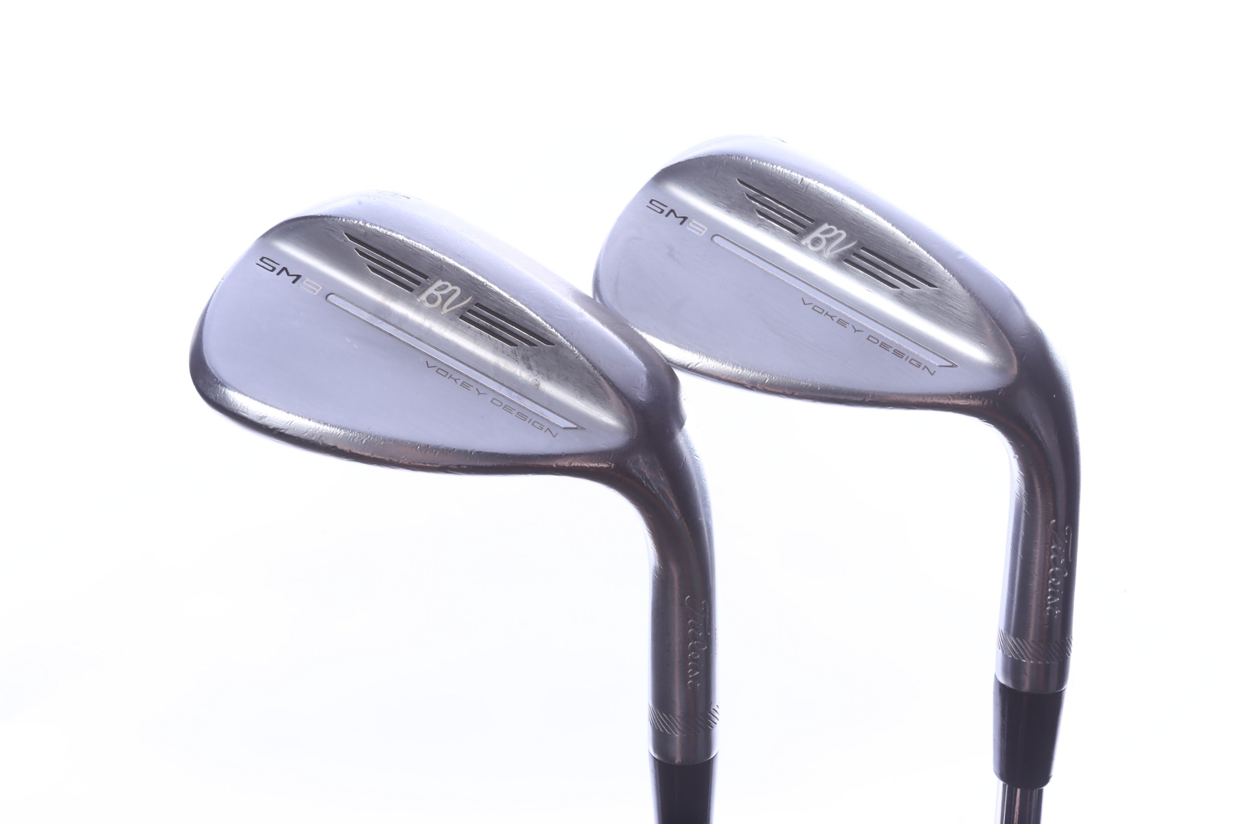 Used Titleist Vokey SM9 Tour Chrome Wedge Set - Right-Handed - 54*, 58* - Wedge Flex-Next Round