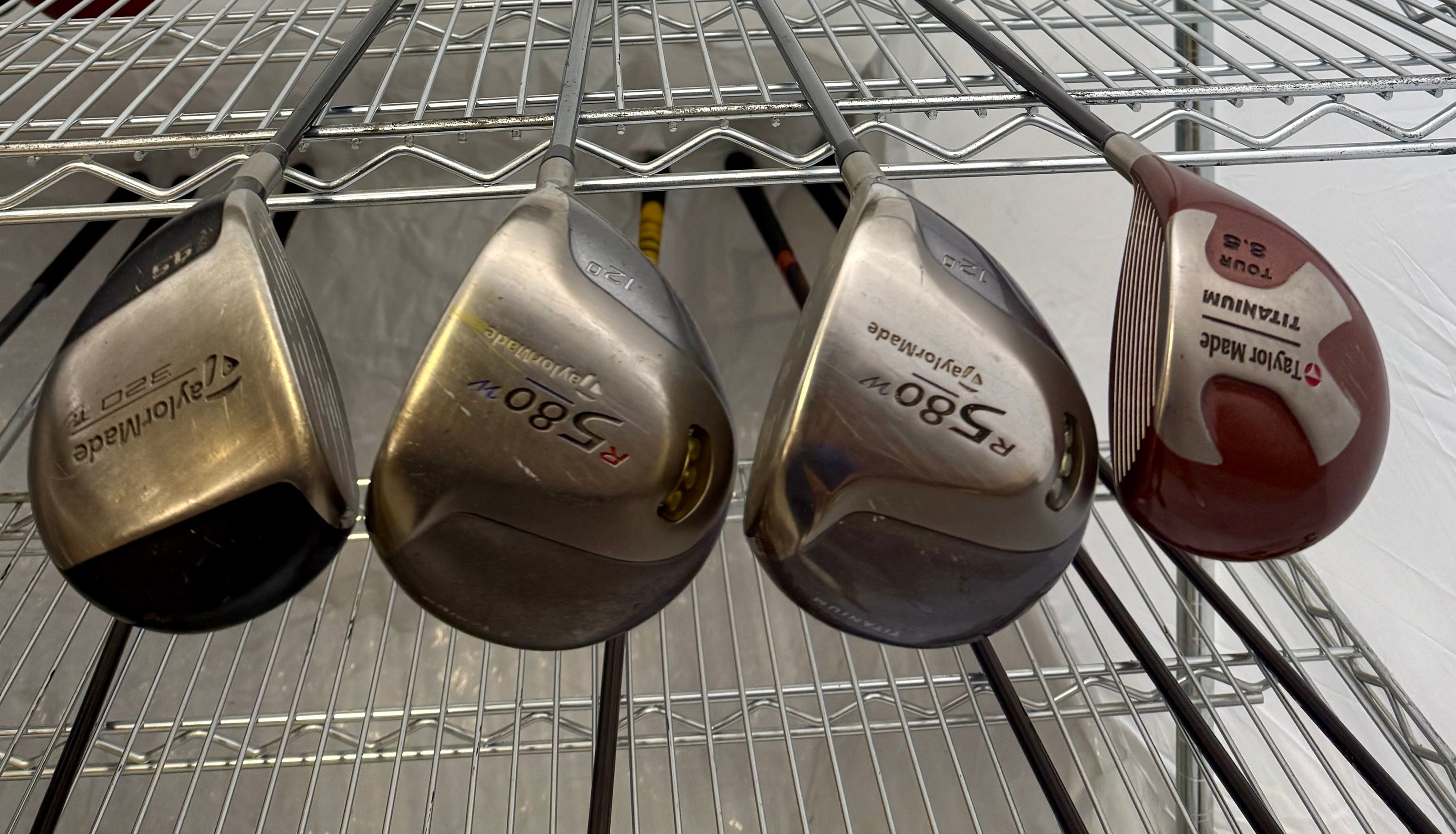 Wholesale Lot of 30 Golf Clubs - Cobra Woods & TaylorMade Drivers-Next Round