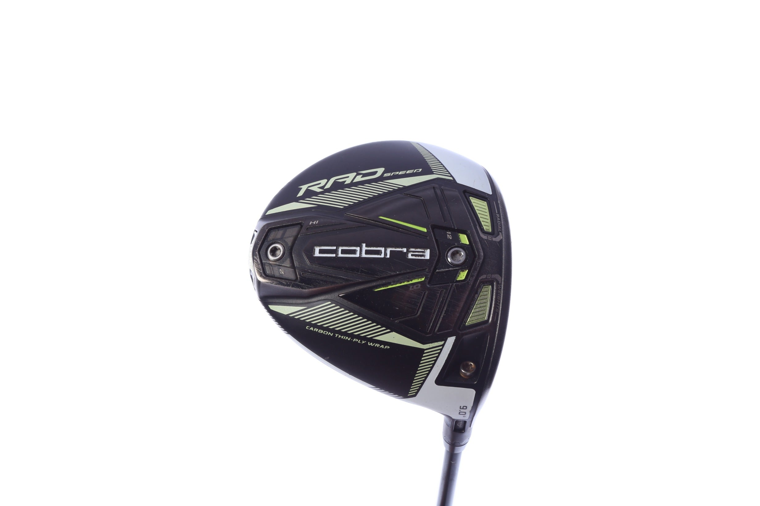 Used Cobra RAD Speed Driver - 9 Degrees - Stiff Flex Fujikura Motore X F1 - Right-Handed-Next Round