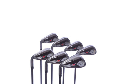 Used Callaway X Hot N14 Iron Set - Left-Handed - 4-PW - Uniflex Flex