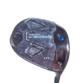 Used Callaway Paradym Ai Smoke TD Driver - 9 Degrees - Stiff Flex Mitsubishi MMT - Right-Handed-Next Round