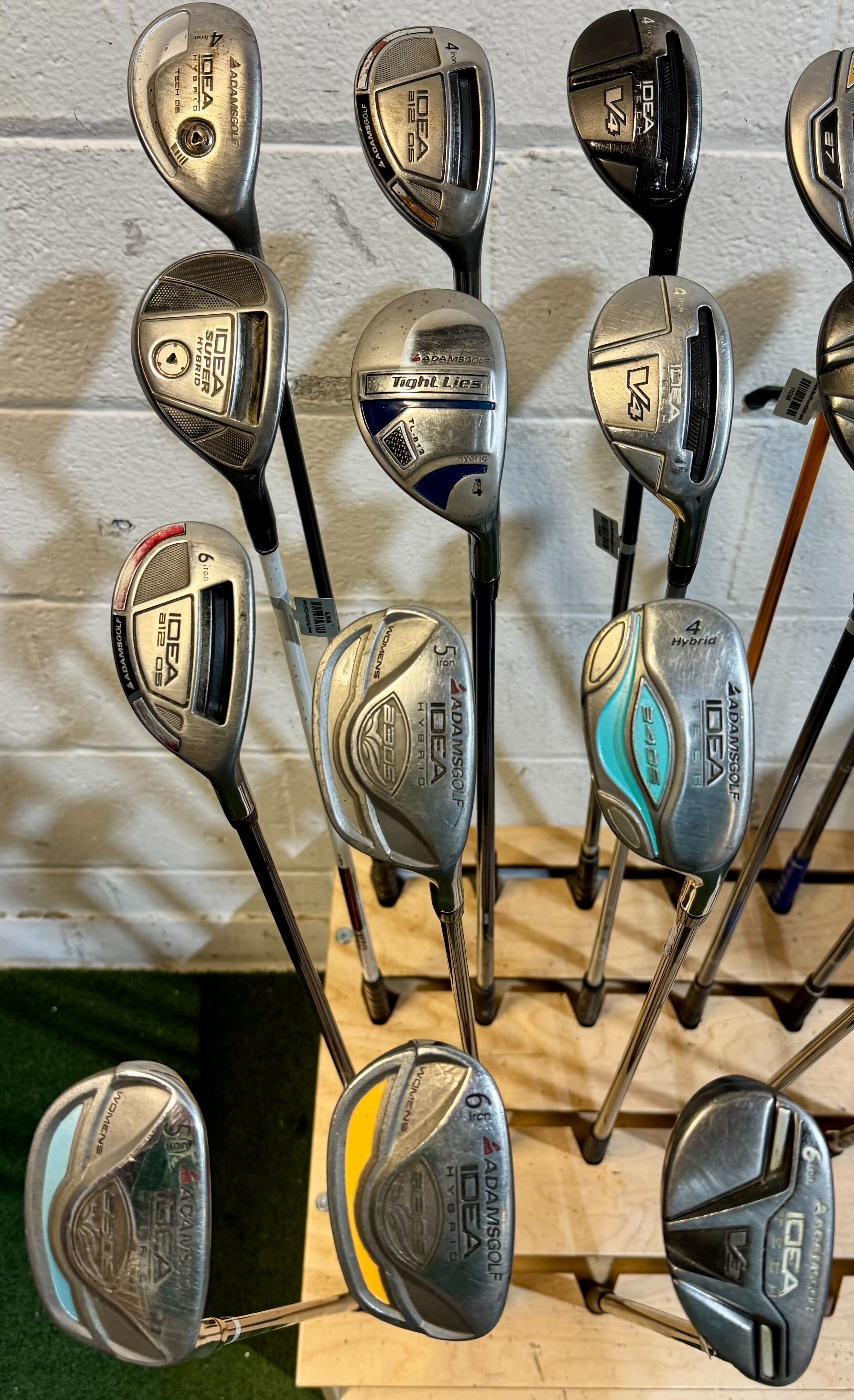 Wholesale Lot of 45 Golf Clubs - Adams Hybrids-Next Round