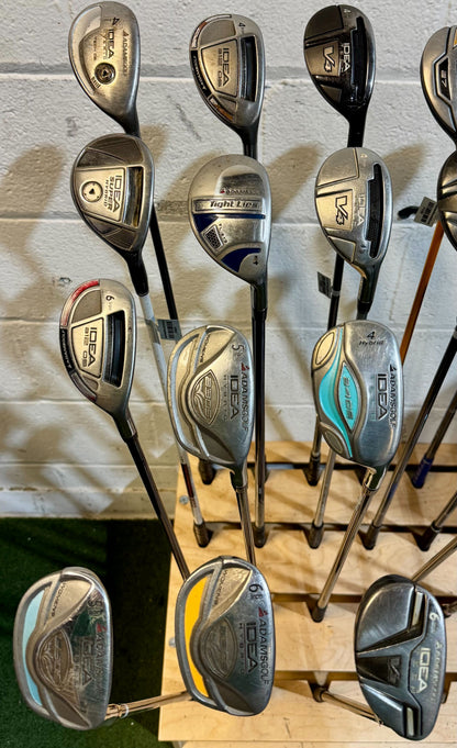 Wholesale Lot of 45 Golf Clubs - Adams Hybrids-Next Round