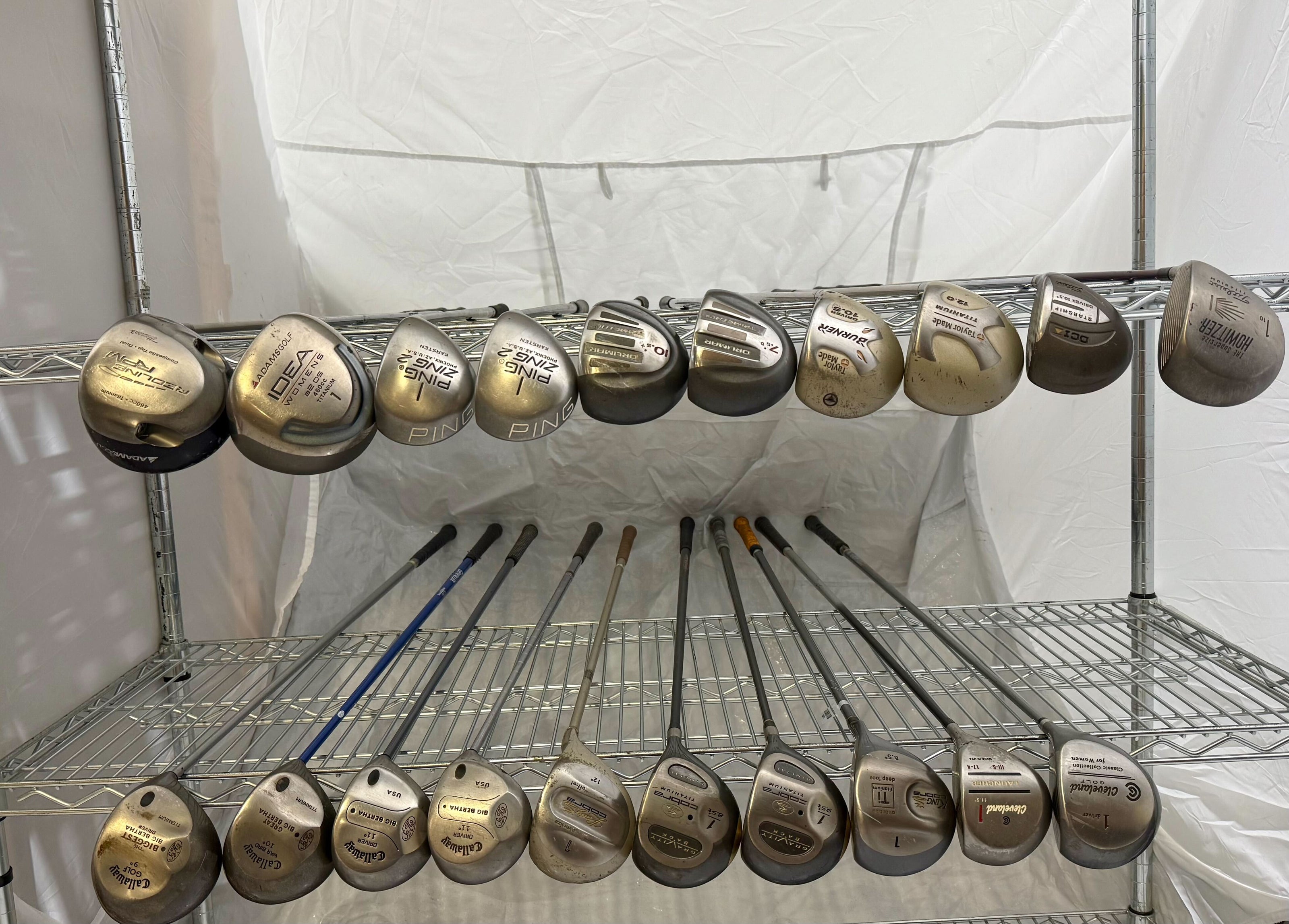 Wholesale Lot 20 Golf Clubs - Assorted Drivers-Next Round