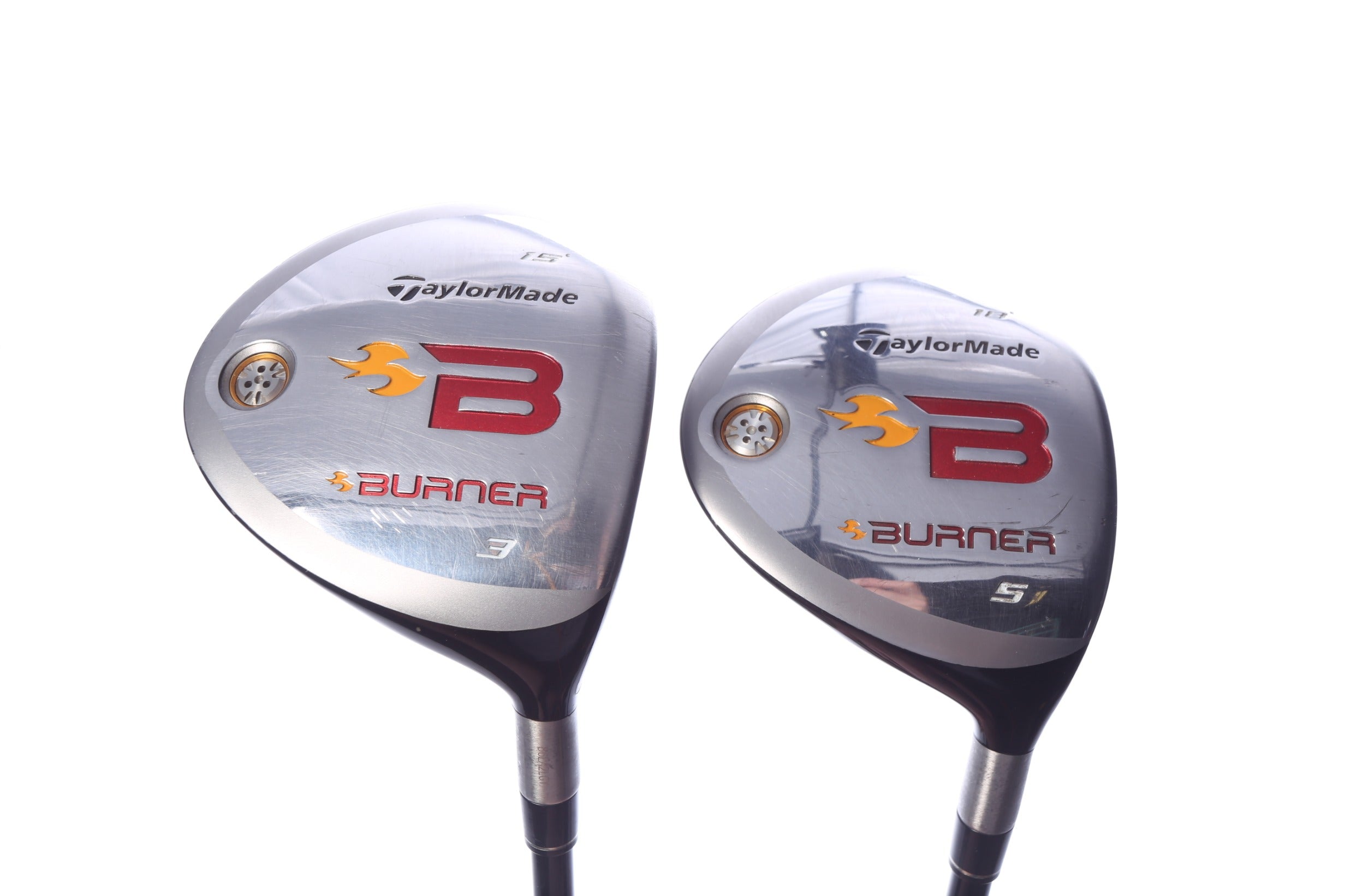 Used TaylorMade Burner 2008 Wood Set - Right-Handed - 3W, 5W - Regular Flex-Next Round