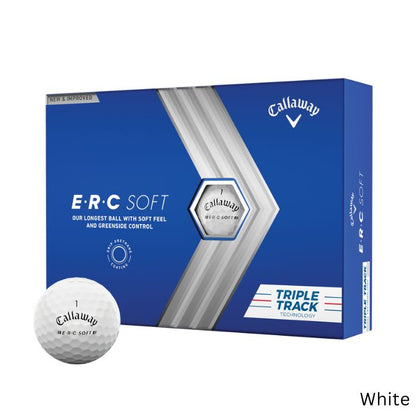 Callaway E.R.C White Triple Track - 1 Dozen Balls-Next Round