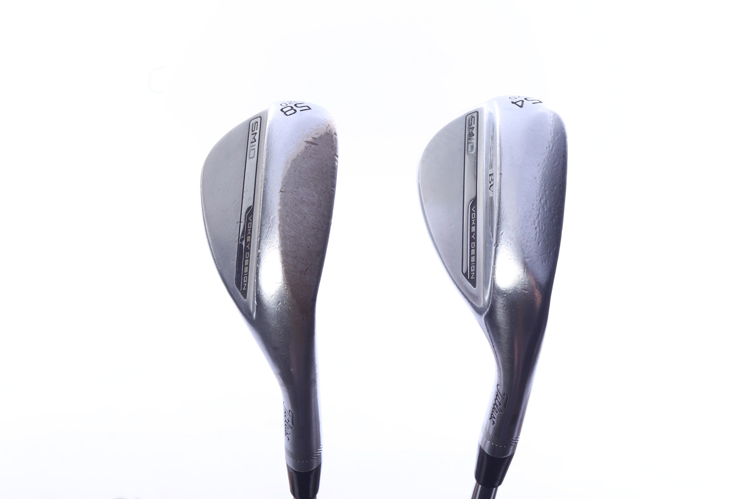 Used Titleist Vokey SM10 Tour Chrome Wedge Set - Right-Handed - 54*, 58* - Wedge Flex
