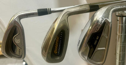 Wholesale Lot of 50 Golf Clubs - Right and Left-Handed - Cleveland Mixed Irons-Next Round