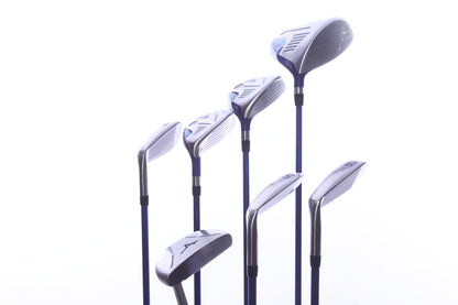 Used Mizuno JM01 140 Elite 7-Piece Junior Kids Set - Right-Handed - Driver, FW, HY, 7I, 9I, SW, Putter - Junior Flex-Next Round