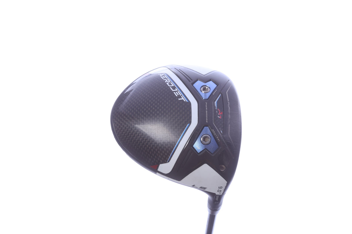 Used Cobra AeroJet LS Driver - 9 Degrees - Stiff Flex Mitsubishi Kai'li Dark Waves  - Right-Handed