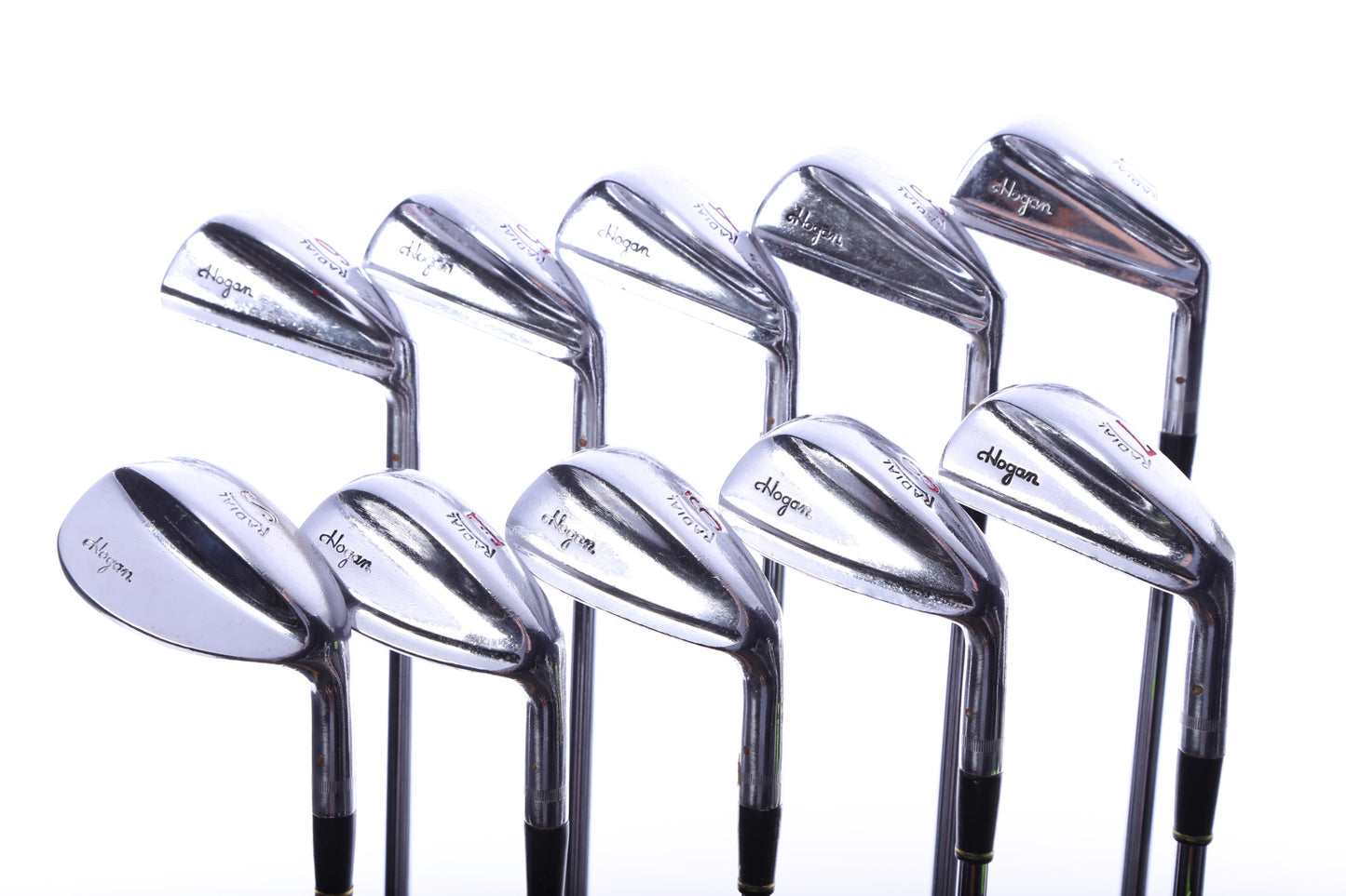 Used Ben Hogan Radial Iron Set - Right-Handed - 2-EW, SW - Regular Flex-Next Round