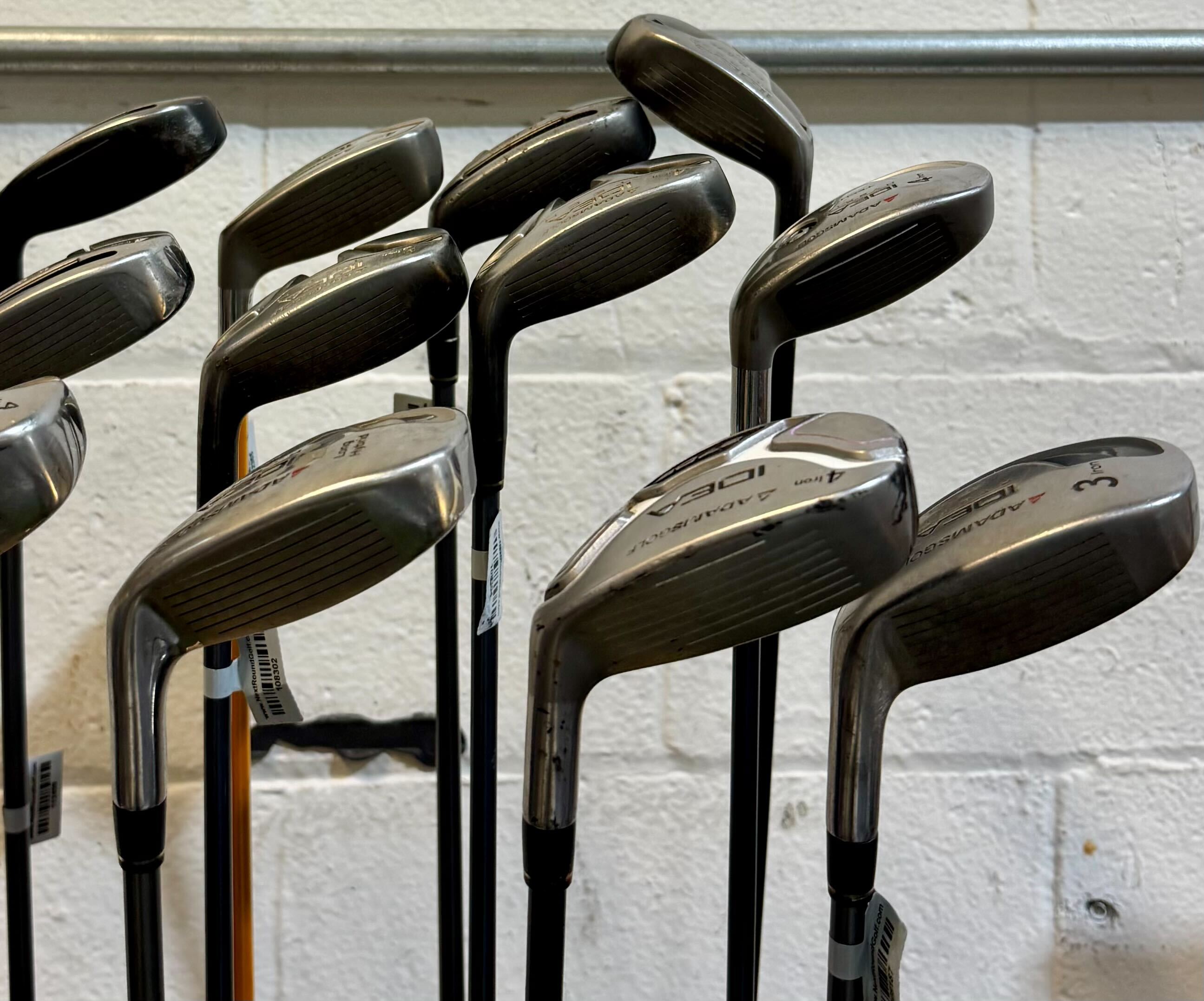 Wholesale Lot of 45 Golf Clubs - Adams Hybrids-Next Round