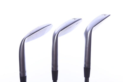 Used Titleist Vokey Spin Milled CC Chrome Wedge Set - Right-Handed - 52*, 56*, 60* - Wedge Flex