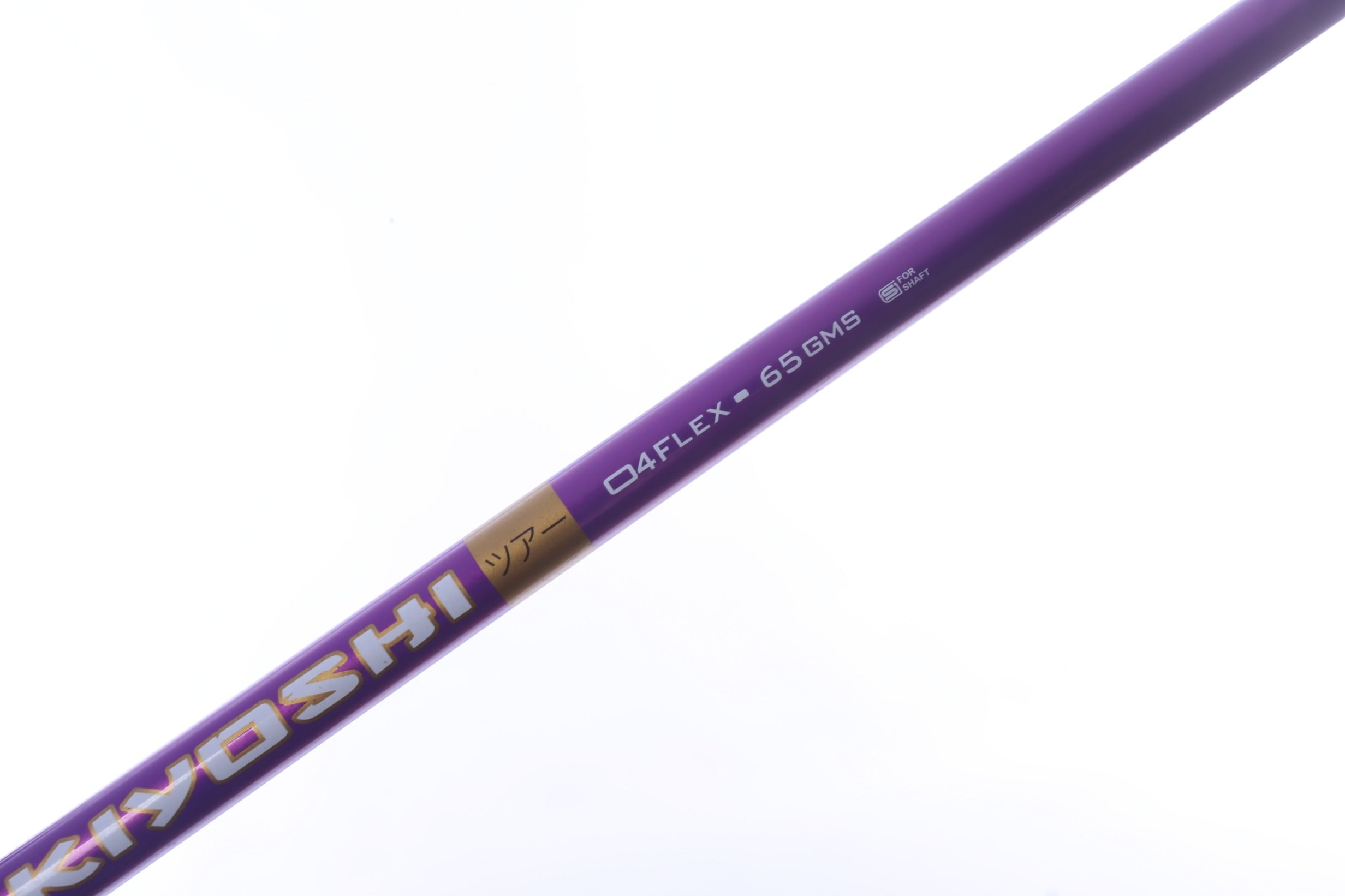 Used Oban Kiyoshi Purple Driver Shaft Stiff Flex Graphite - 43 in - Callaway Opti-Fit Adapter-Next Round